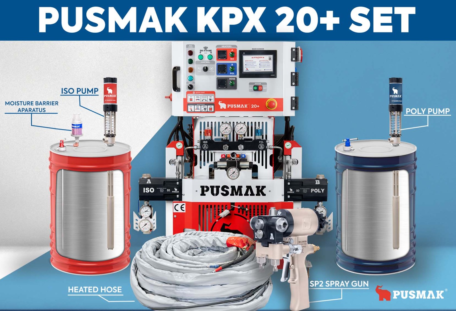 macchine per poliurea a spruzzo KPX 20 PLUS